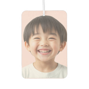 Custom Cute Kids Two Photo Modern Personalized  Car Air Freshener