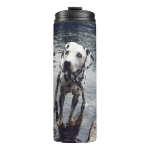 Custom Cute Pet Friend Photo Upload Dog Image Thermal Tumbler
