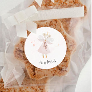 Custom Cute Pink Mouse Sticker