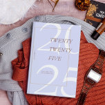 Custom Cute Purple Minimal 2025 Calendar  Planner<br><div class="desc">Stay organised in style with this elegant 2025 Zazzle planner. Featuring a modern, minimalist design with soft, earthy tones and a bold "2025" on the cover, this planner is perfect for keeping track of your daily schedule, goals, and important events. The sleek spiral binding ensures easy use, while the customisable...</div>