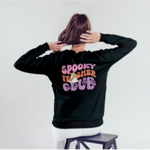 Custom Cute Retro Spooky Ghost Teacher Club  Sweatshirt