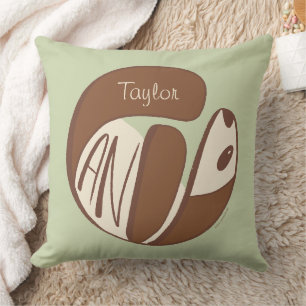 Custom Cute Rolling Big Panda Bear Nursery Cushion