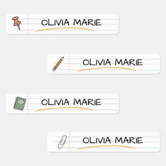 Custom Cute Sketch Doodles Kids Back To School