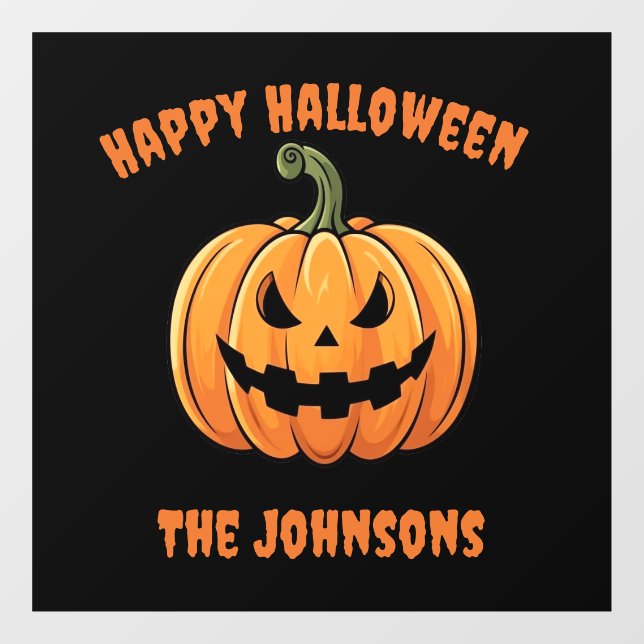 Custom Cute & Spooky Pumpkin Happy Halloween  (Sheet)