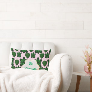 Custom Cute Turtle Leaves Seamless Pattern,  Lumbar Cushion
