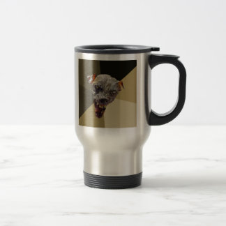 Custom Cynical Dog Travel Mug