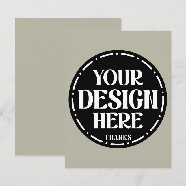 Custom Dad Appreciation gift Design Card (Front/Back)