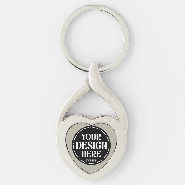 Custom Dad Appreciation gift Design Key Ring (Front)