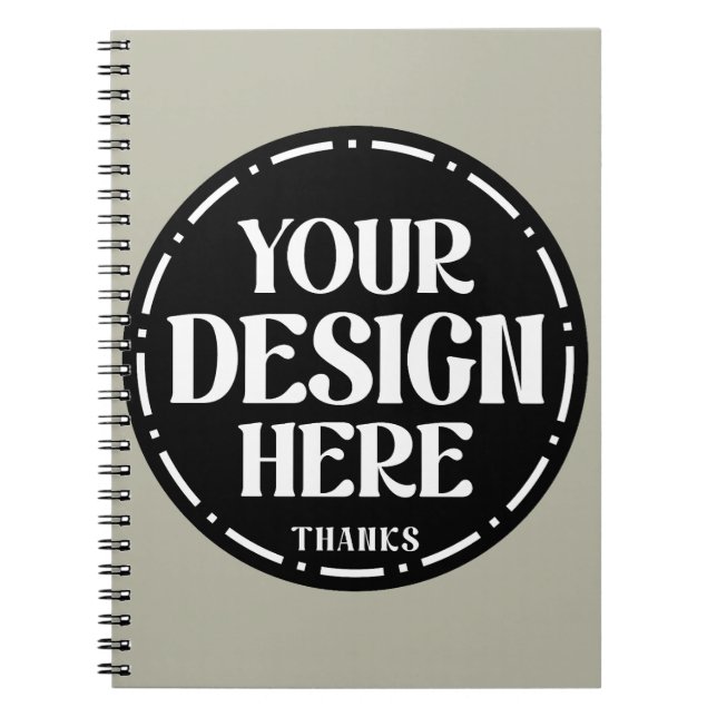 Custom Dad Appreciation gift Design Notebook (Front)