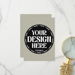 Custom Dad Appreciation gift Design Thank You Card