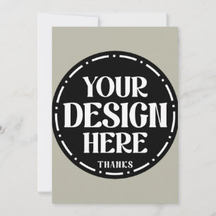 Custom Dad Appreciation gift Design Thank You Card