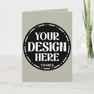 Custom Dad Appreciation gift Design Thank You Card