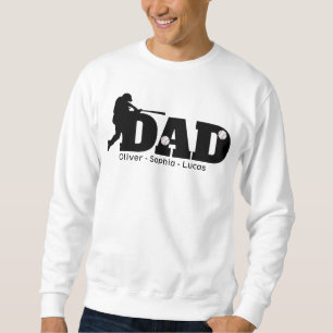 Custom Dad Baseball Sweatshirt