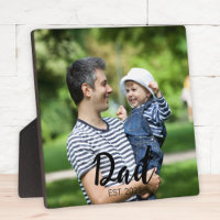 Custom Dad Established Modern Script Photo