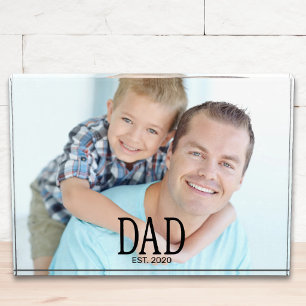 Custom Dad Established Photo Block