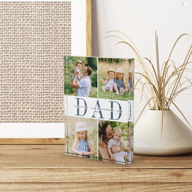 Custom Dad Kids Photo Block (Creator Uploaded)