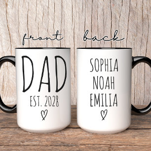 Custom Dad Mug for Father’s Day, Birthday, Holiday