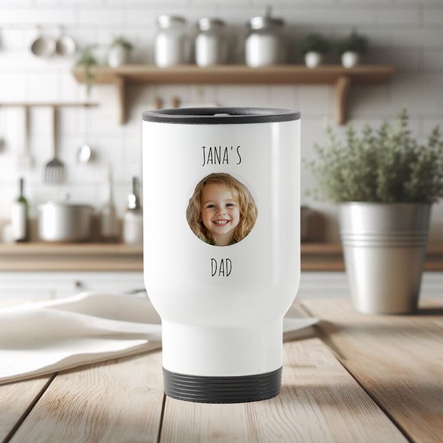 Custom Dad Personalised Face Photo  Travel Mug (Creator Uploaded)