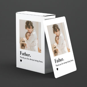Custom Dad Photo    Father’s Day  Playing Cards