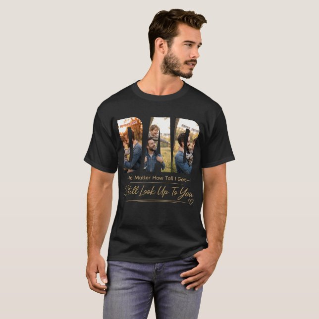 Custom Dad Photo Shirt (Front Full)