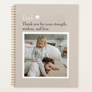 Custom Dad Thank You Planner