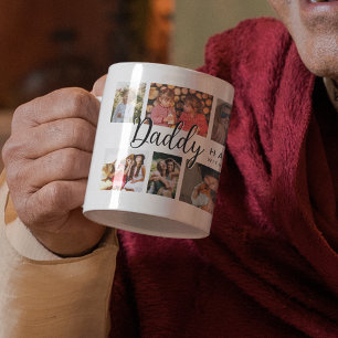 Custom Daddy 12 Photo Collage Coffee Mug