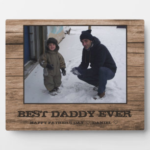 Custom Daddy Father's Day Photo Collage Plaque