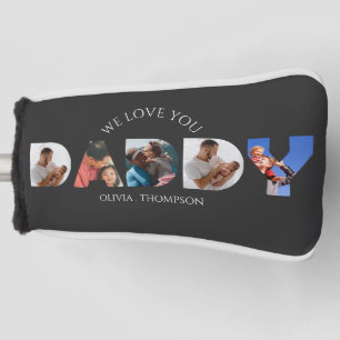 Custom Daddy Letter Photo Collage Golf Head Cover