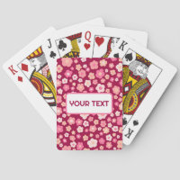 CUSTOM Daisies Retro Floral Pattern Pink Red