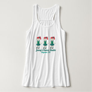 Custom Dance School Studio Tap Dance Teacher Girl Singlet
