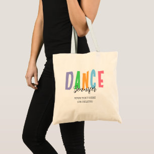 Custom dancer’s name – Colourful dance style Tote Bag