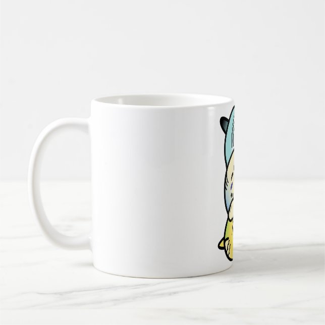 CUSTOM Dango Budgies Coffee Mug (Left)