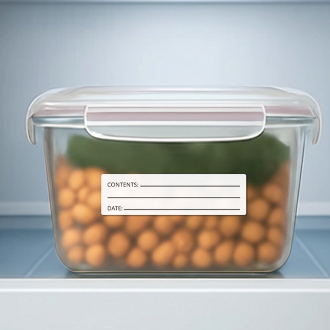 Custom Date & Content Organisation Freezer Labels (Creator Uploaded)