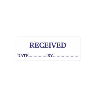  Custom Date Stamp RED