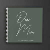 Custom Dear Mum Parent Memories Grief Journal