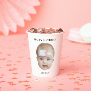 Custom Decorations Birthdays Wedding Engagement Paper Cups