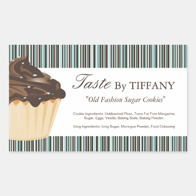 CUSTOM - Decorative Bakery Ingredient Labels (Front)