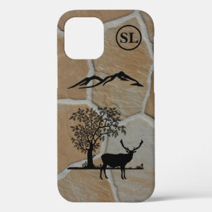 Custom Deer Silhouette Apple iPhone 12 Case