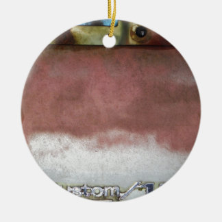 custom deluxe pink and white ceramic tree decoration