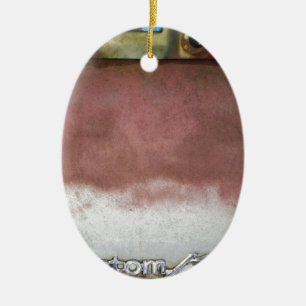 custom deluxe pink and white ceramic tree decoration