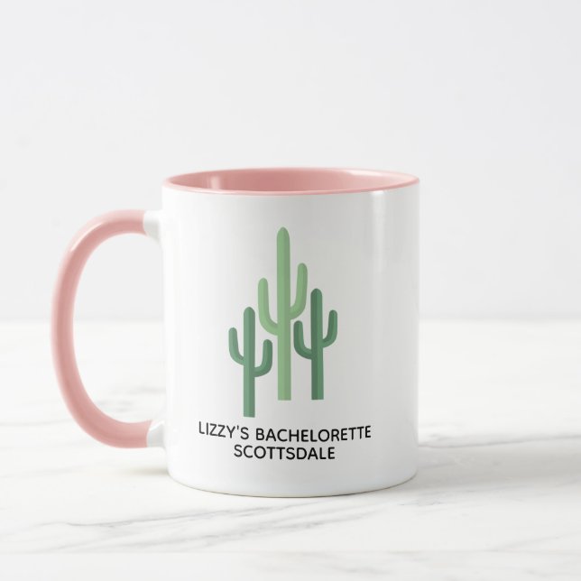 Custom Desert Cactus Mug Scottsdale (Left)