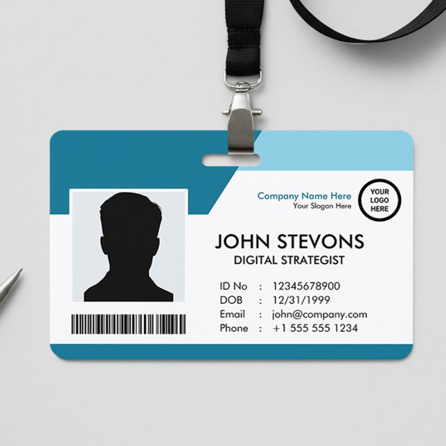 Custom Design Branded Professional Employee ID Badge (Creator Uploaded)