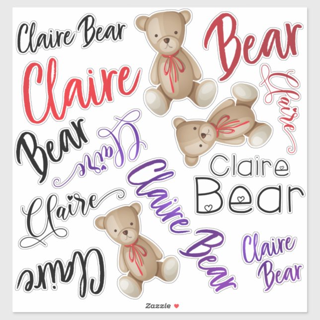 Custom Design for a Sweet Girl Named Claire (Sheet)