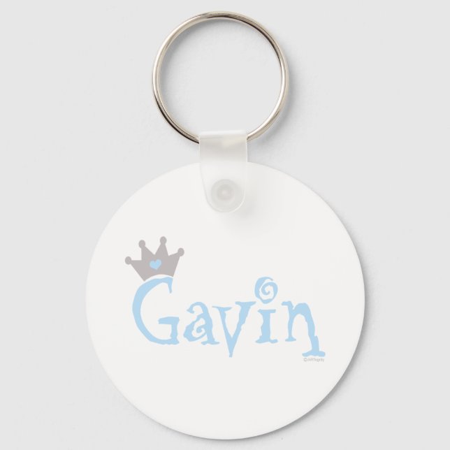 Custom Design - Gavin Key Ring (Front)