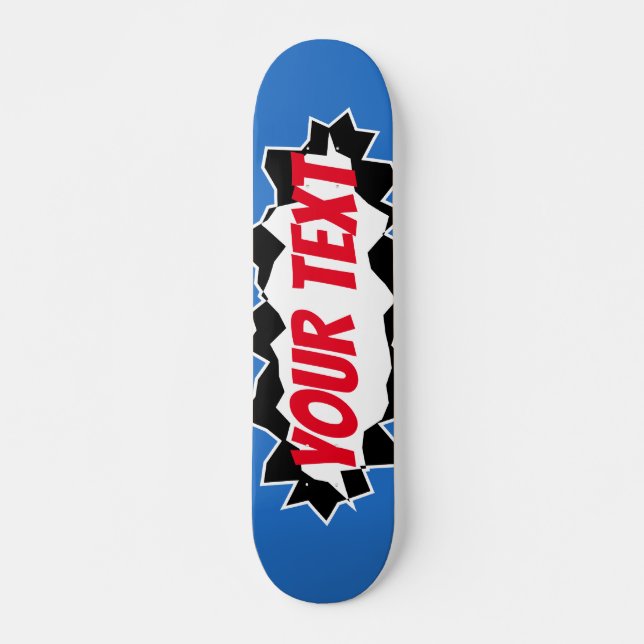 Custom design kid's Birthday gift skateboard deck (Front)