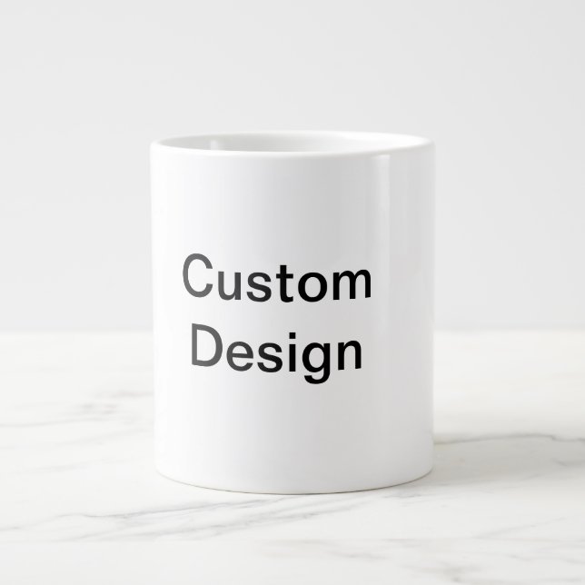 Custom Design Large Coffee Mug (Front)