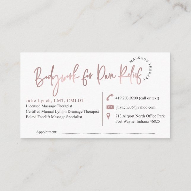 Custom Design | Not Editable Zazzle Template Busin Business Card (Back)