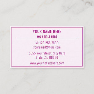 Custom Design Promotional Business Cards Example