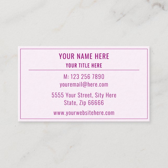 Custom Design Promotional Business Cards Example (Front)