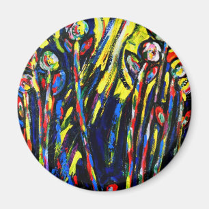 Custom design round magnet